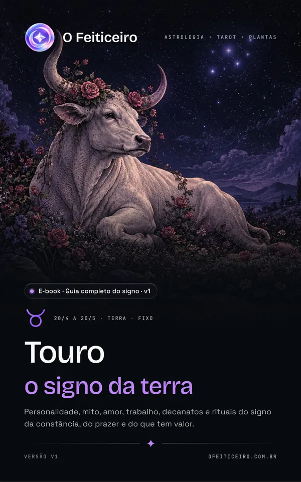 Capa do e-book Guia Completo de Touro
