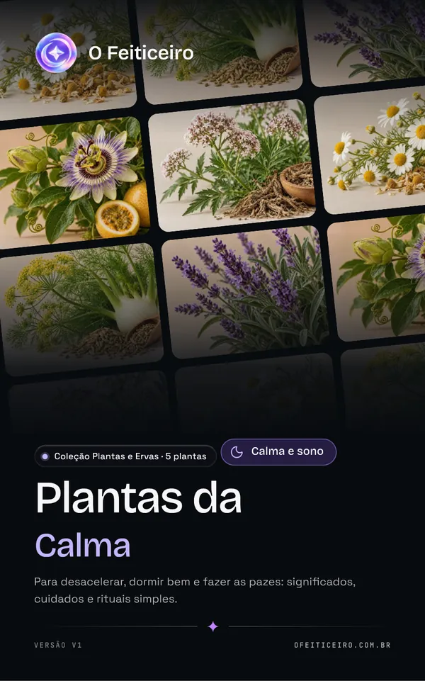 Capa do e-book Plantas da Calma