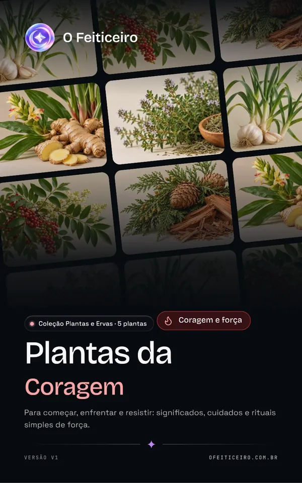 Capa do e-book Plantas da Coragem