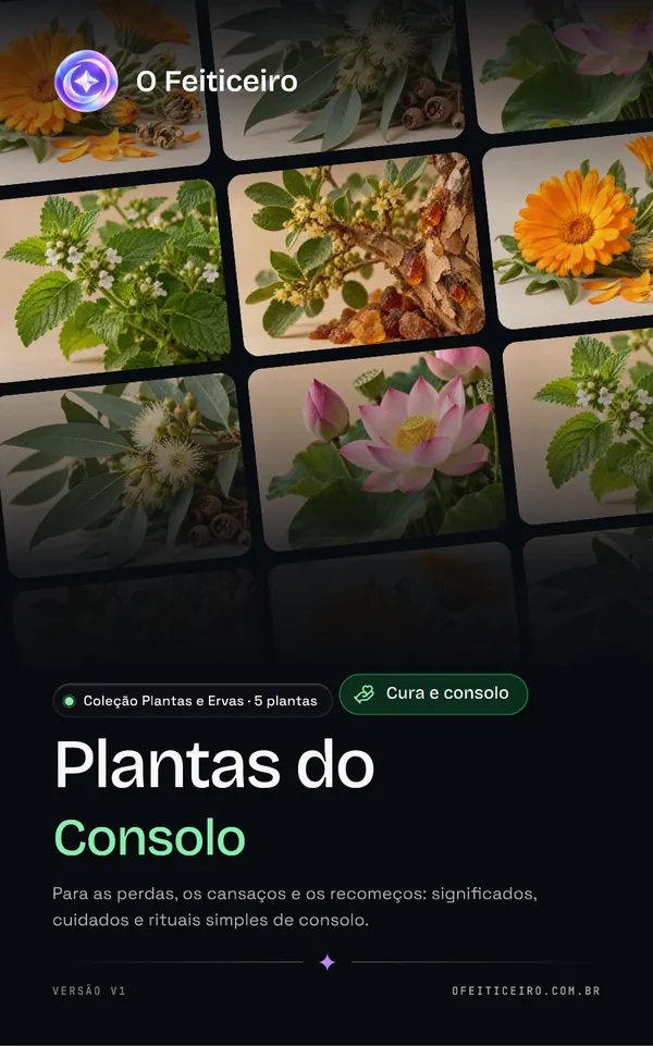 Capa do e-book Plantas do Consolo