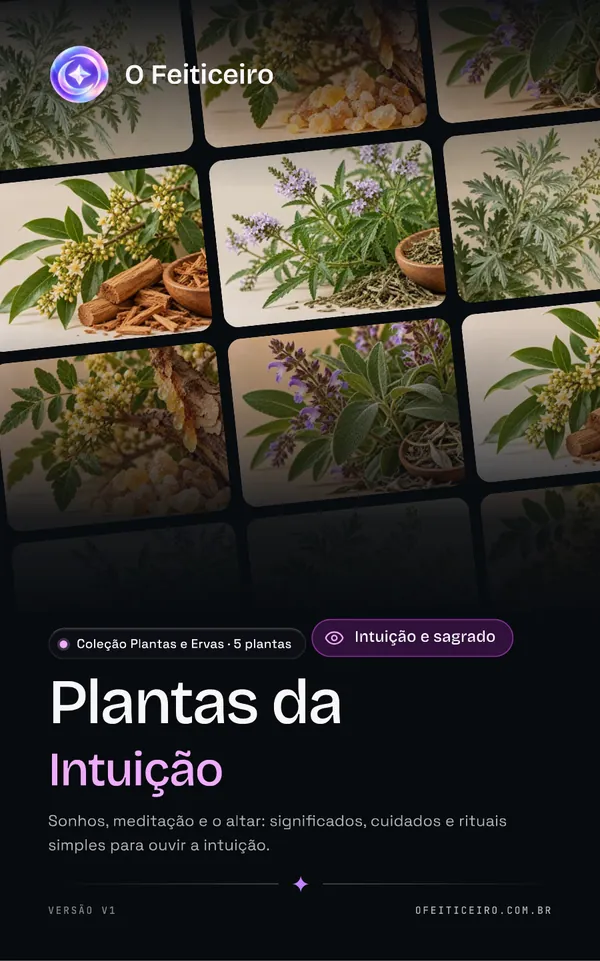 Capa do e-book Plantas da Intuição
